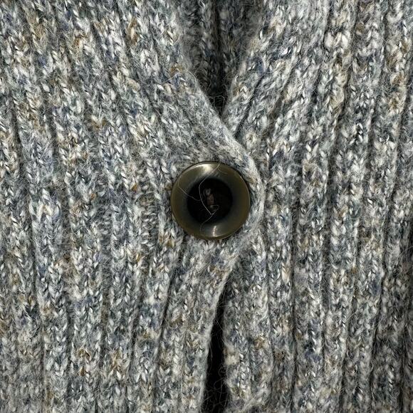 Alps Sweater Vest Womens Small Alpaca Ribbed One Button - Picture 7 of 8